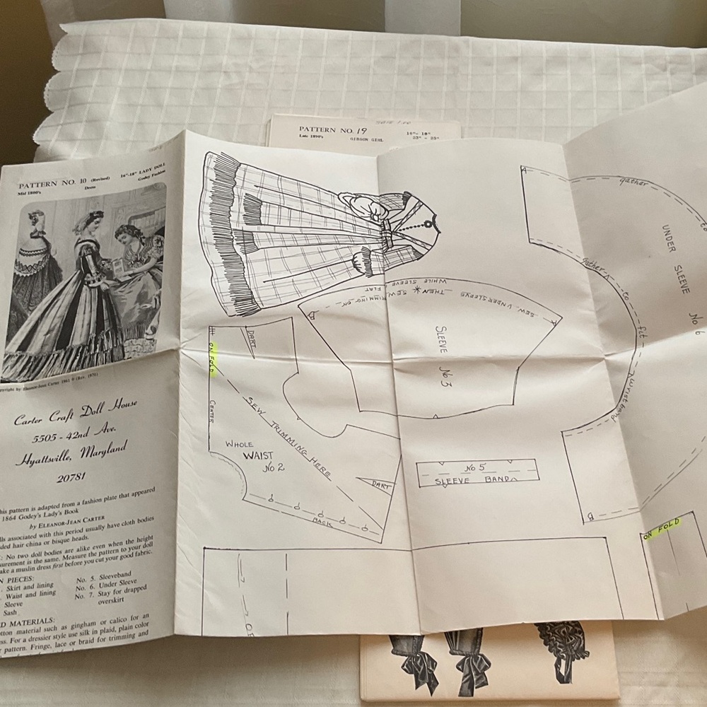 Vintage Doll Clothes Patterns - Picture 6 of 7